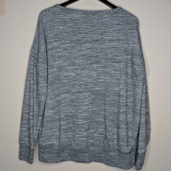 Gap Crew Neck Slouchy Heathered Pullover Sweater - Picture 4 of 6